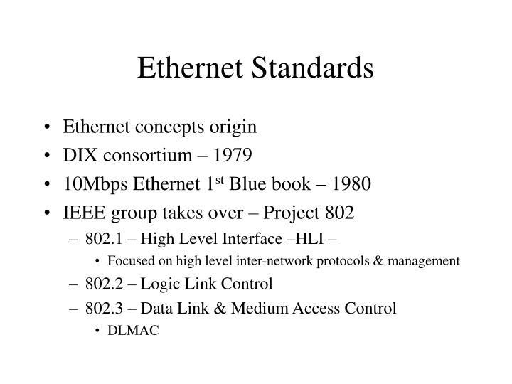 ethernet standards