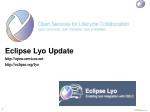 Eclipse Lyo Update open-services eclipse / lyo - slide 1