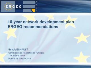 10-year network development plan ERGEG recommendations