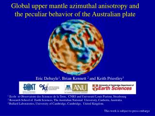 Global upper mantle azimuthal anisotropy and the peculiar behavior of the Australian plate