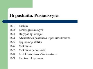 1 6 paskaita pusiausvyra