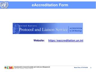 eAccreditation Form