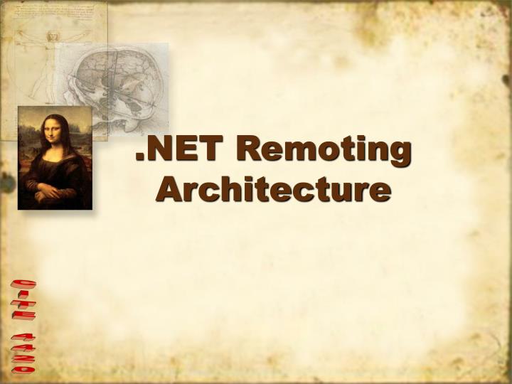 net remoting architecture