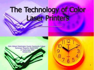 The Technology of Color Laser Printers