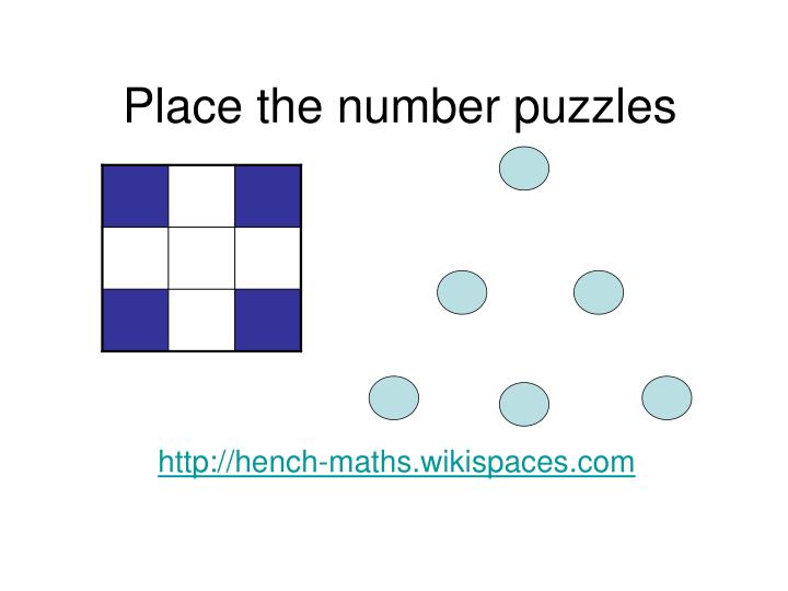 place the number puzzles
