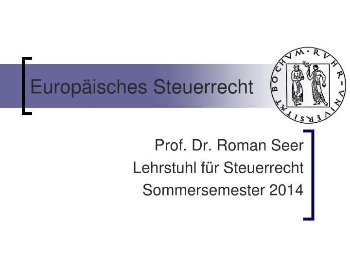 europ isches steuerrecht