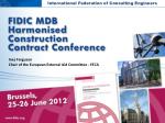 International Federation of Consulting Engineers - slide 1