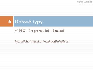 datov typy