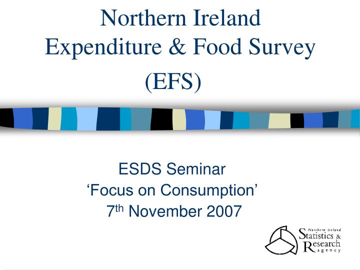 northern ireland expenditure food survey efs