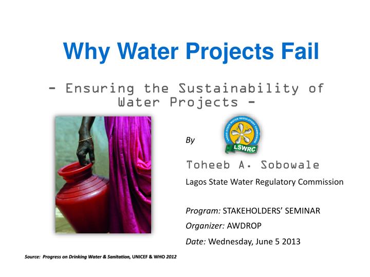 why water projects fail
