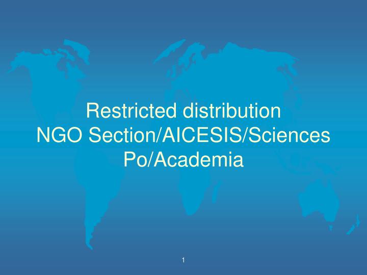 restricted distribution ngo section aicesis sciences po academia