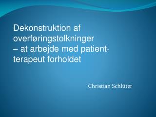 christian schl ter