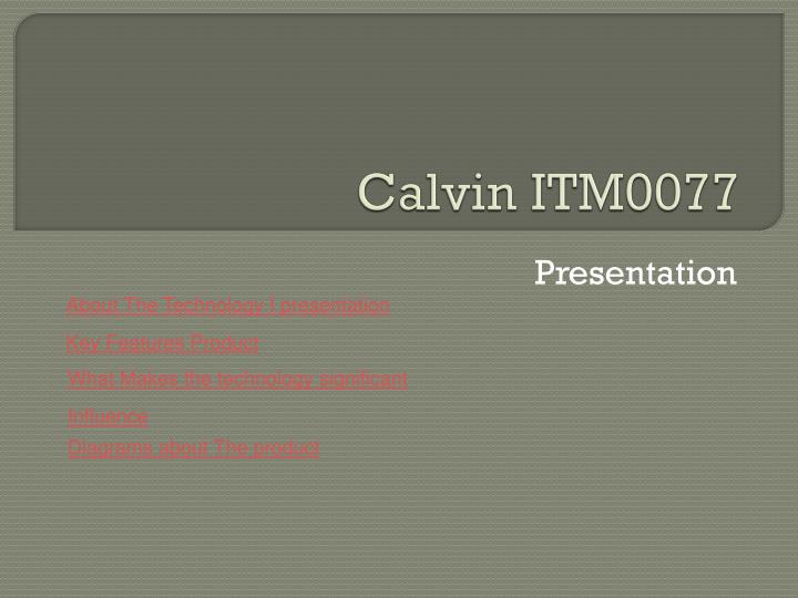 calvin itm0077