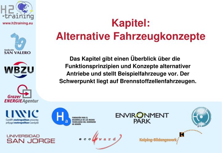 kapitel alternative fahrzeugkonzepte