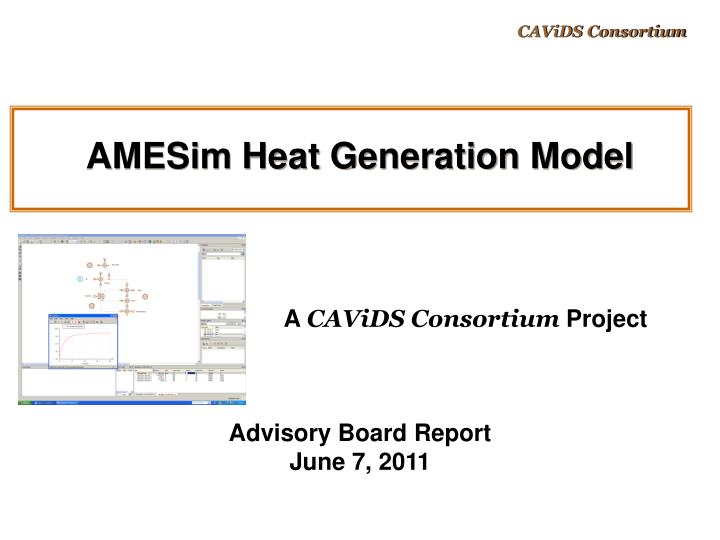 amesim heat generation model