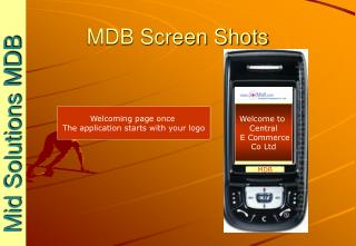 MDB Screen Shots