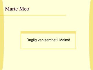 marte meo