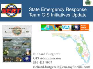 State Emergency Response Team GIS Initiatives Update
