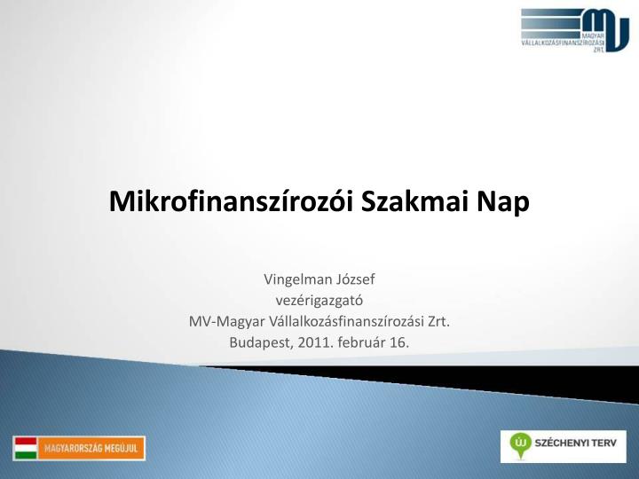 mikrofinansz roz i szakmai nap