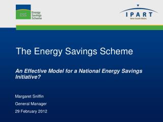 The Energy Savings Scheme