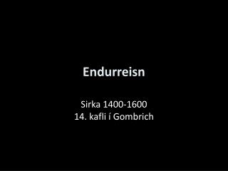 endurreisn