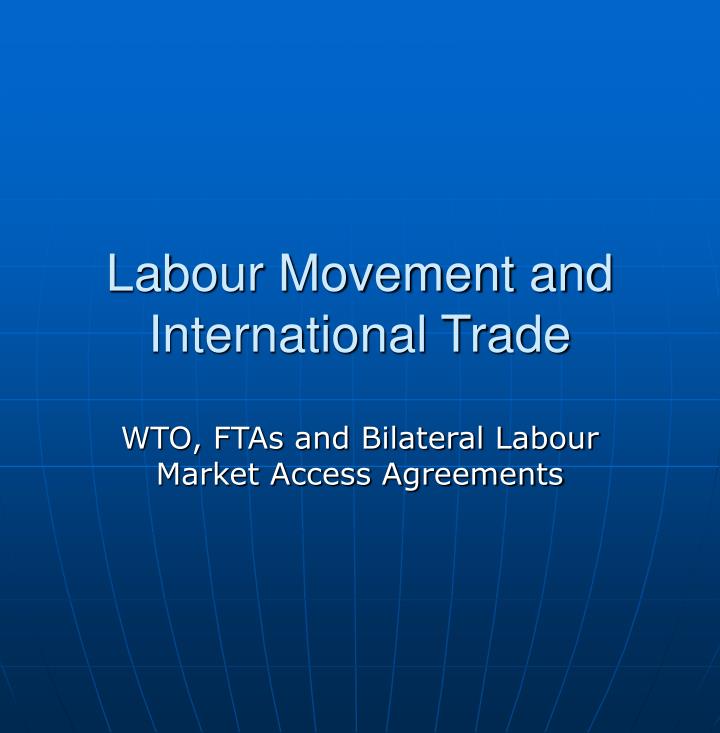 labour movement and international trade