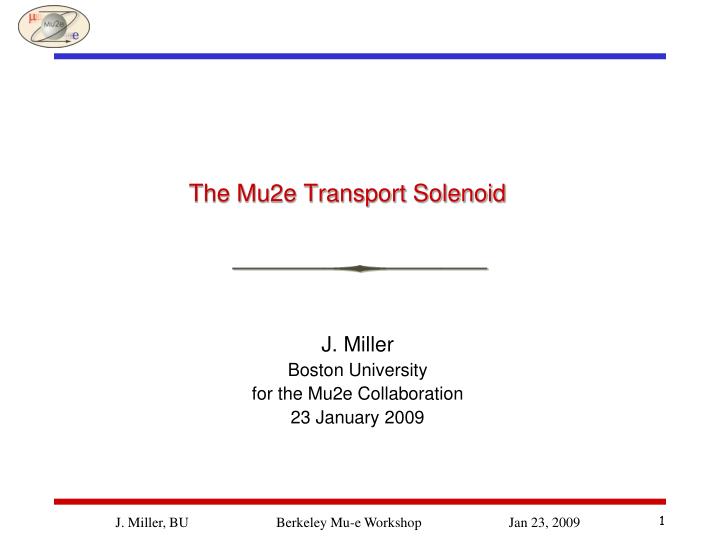 the mu2e transport solenoid