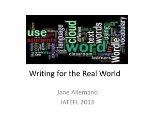 Jane Allemano IATEFL 2013