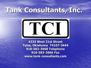 Tank Consultants, Inc.