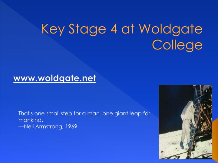 key stage 4 at woldgate college