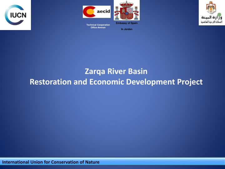 zarqa river basin restoration and economic development project