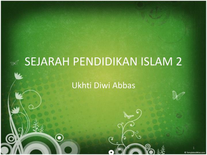 sejarah pendidikan islam 2