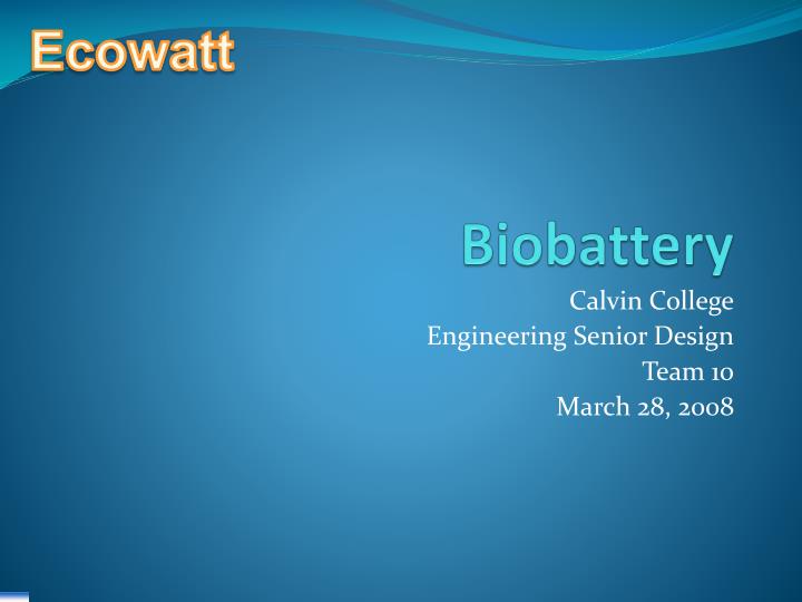 biobattery