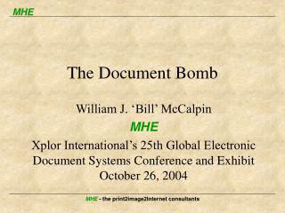 The Document Bomb
