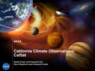 California Climate Observations: CalSat