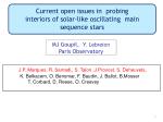Exploring Solar-like Star Interiors: Challenges and Progress - slide 1