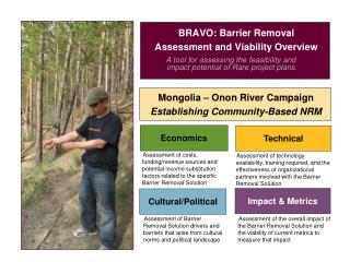 BRAVO: Barrier Removal Assessment and Viability Overview