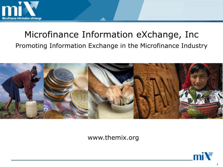 microfinance information exchange inc