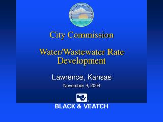 City Commission Water/Wastewater Rate Development