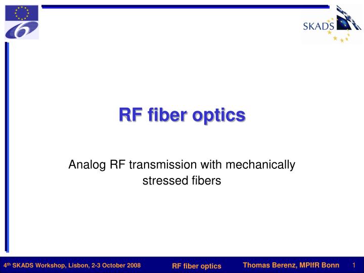 rf fiber optics