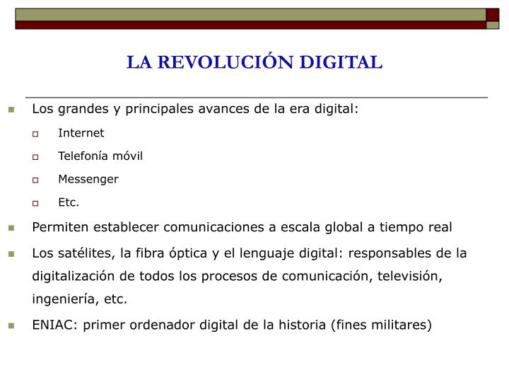 la revoluci n digital
