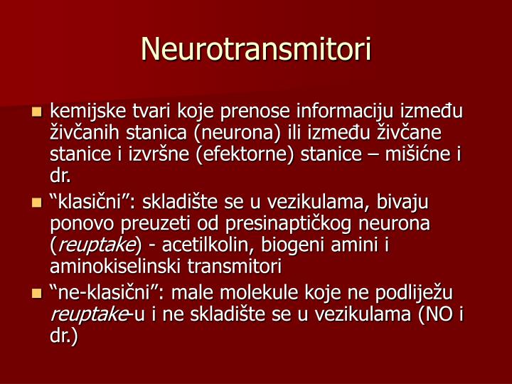 neurotransmitori