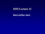 ISM Lecture 11 - slide 1