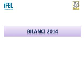 bilanci 2014