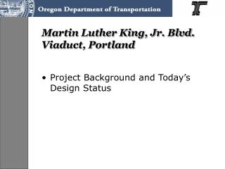 Martin Luther King, Jr. Blvd. Viaduct, Portland