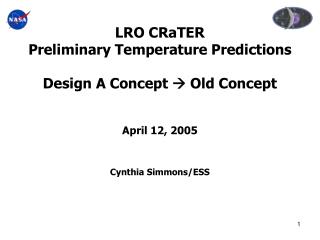 Latest LRO Geometry Model Design A Concept