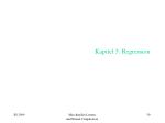 Kapitel 3: Regression - slide 1