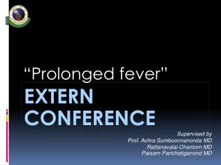 Extern conference