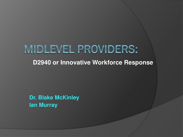 d2940 or innovative workforce response