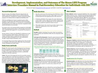 Development, Implementation, and Outcomes of The Mason LIFE Program
